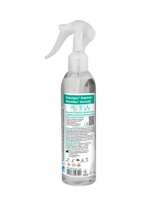 Засіб дезінфікуючий для дезінфекції та очищення виробів медичного призначення «Бланідас® Аеросепт (Blanidas® Aerosept)», 250 мл